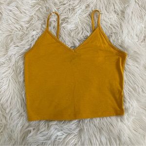 102- Forever 21 Loose Fit Cropped V Neck Tank Top
